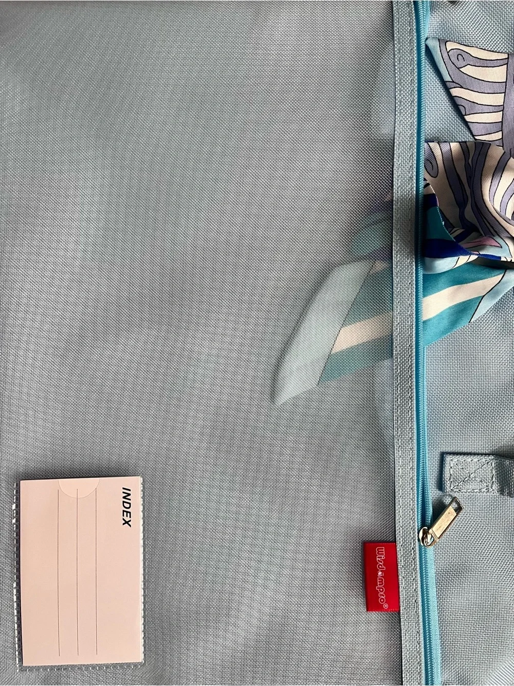 3 Pocket Zipper School, Office or Laptop Tote w/ Handles, FREE Scarf Included